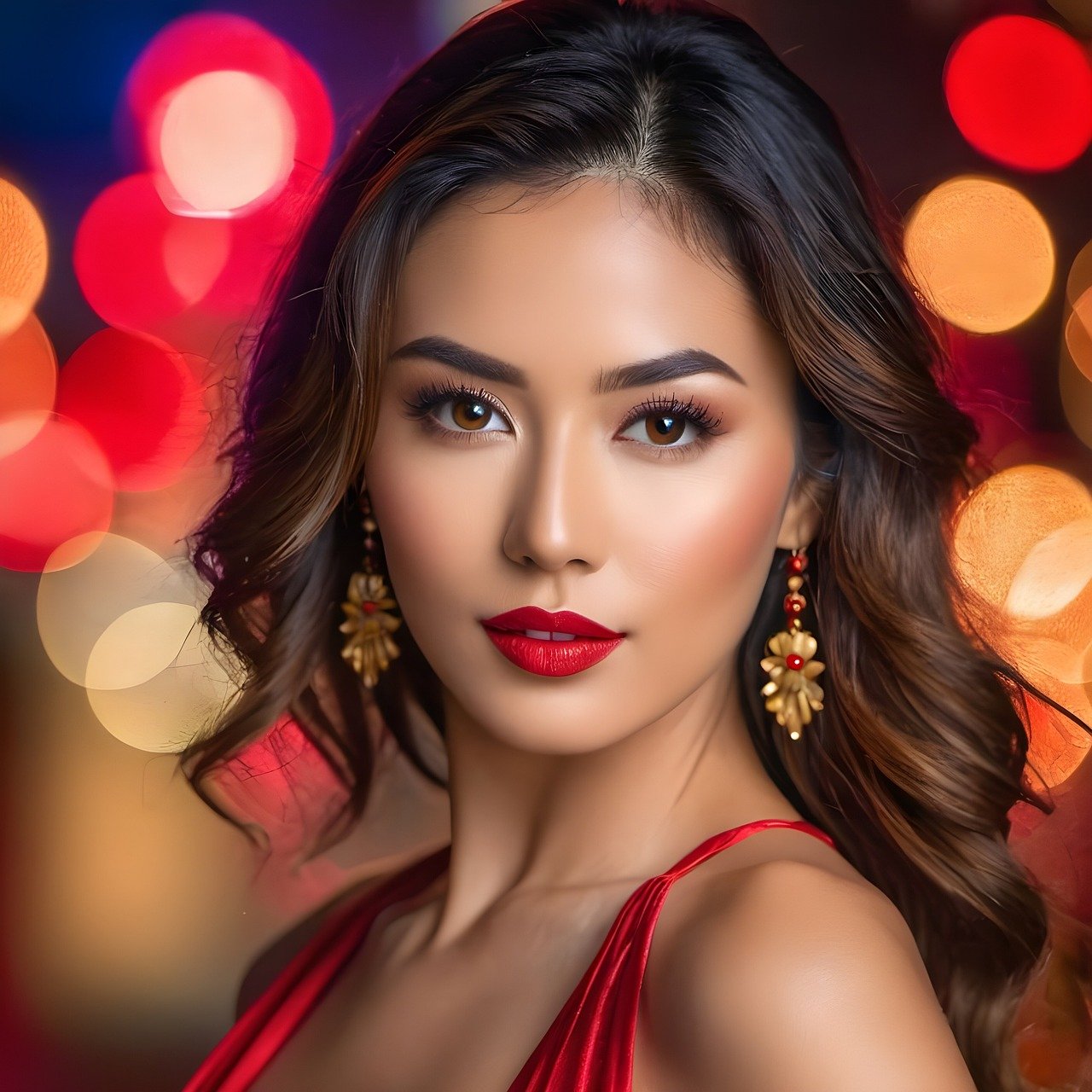 Lena the beautiful mysterious lady.