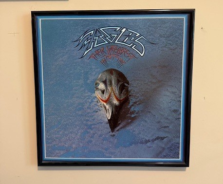 Eagles Greatest Hits LP in near mint condition after 50 years.
