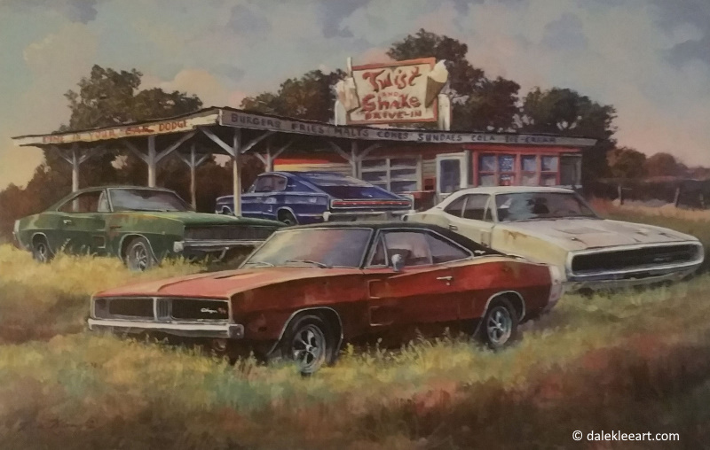 Dale Klee classic art at Vinyl Record Memories.com